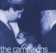 The Campaigns for Mitzvot and Holiday Observance
